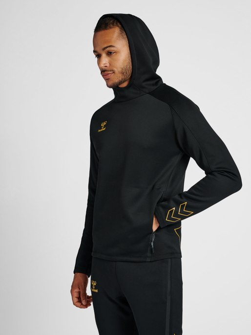 hmlCIMA XK HOODIE, BLACK, model
