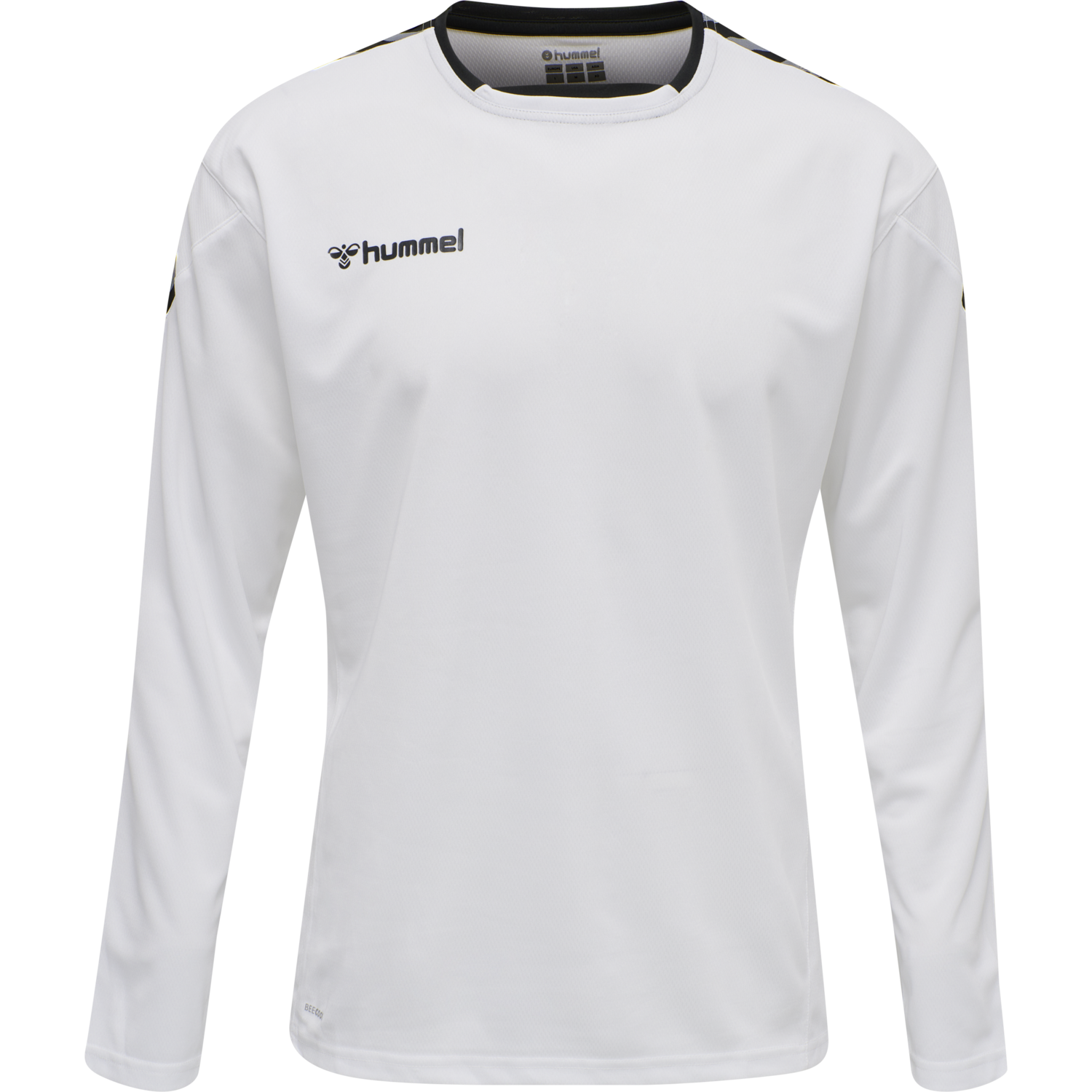 hmlAUTHENTIC POLY JERSEY L/S, WHITE, packshot