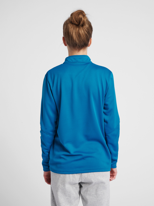 hmlAUTHENTIC HALF ZIP SWEATSHIRT WO, CELESTIAL, model
