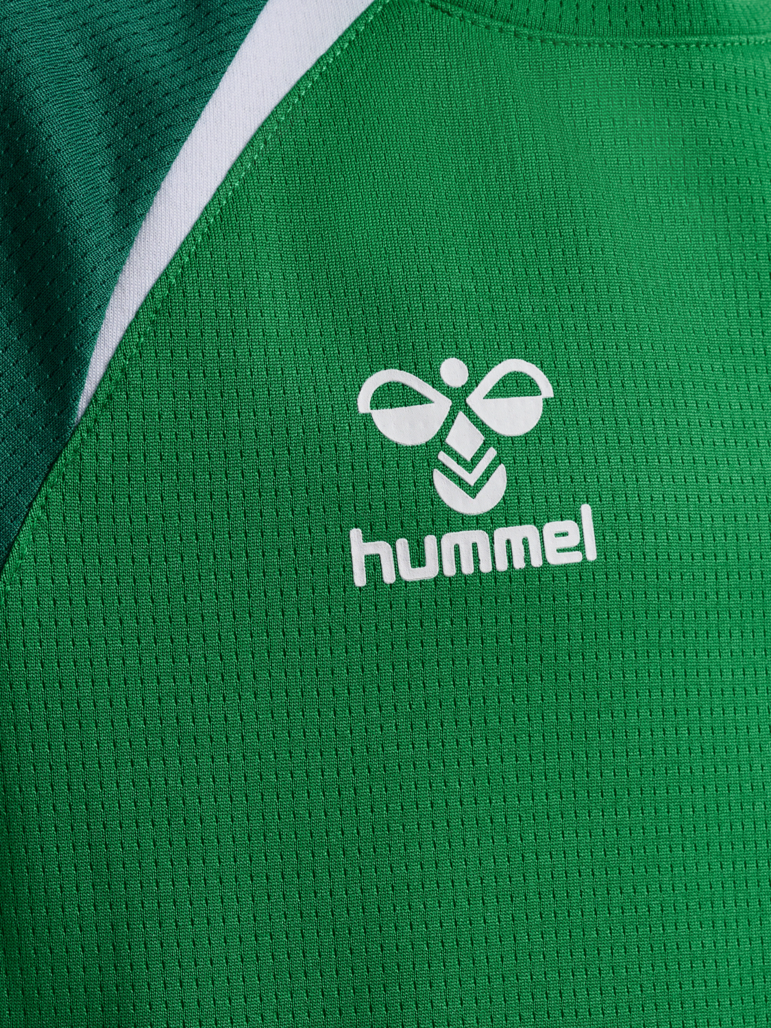 hmlLEAD 2.0 JERSEY S/S KIDS, JELLY BEAN/EVERGREEN, packshot