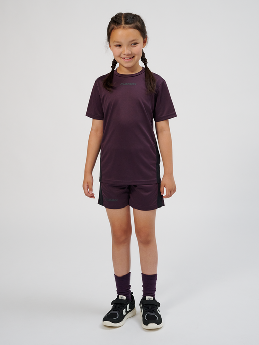 hmlMULTI PL JERSEY KIDS, PLUM PERFECT, model