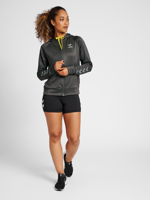 hmlGG12 ACTION ZIP HOODIE WOMAN, 2162, model