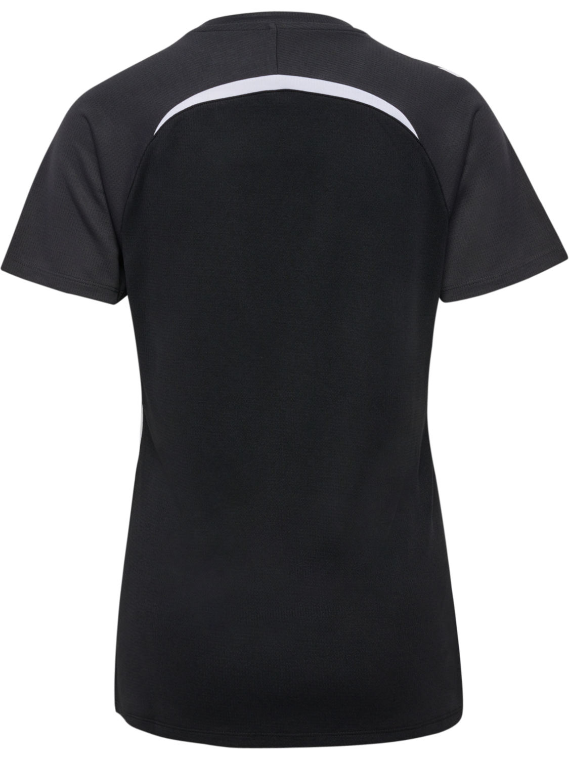 hmlLEAD 2.0 JERSEY S/S WOMAN, BLACK/ASPHALT, packshot