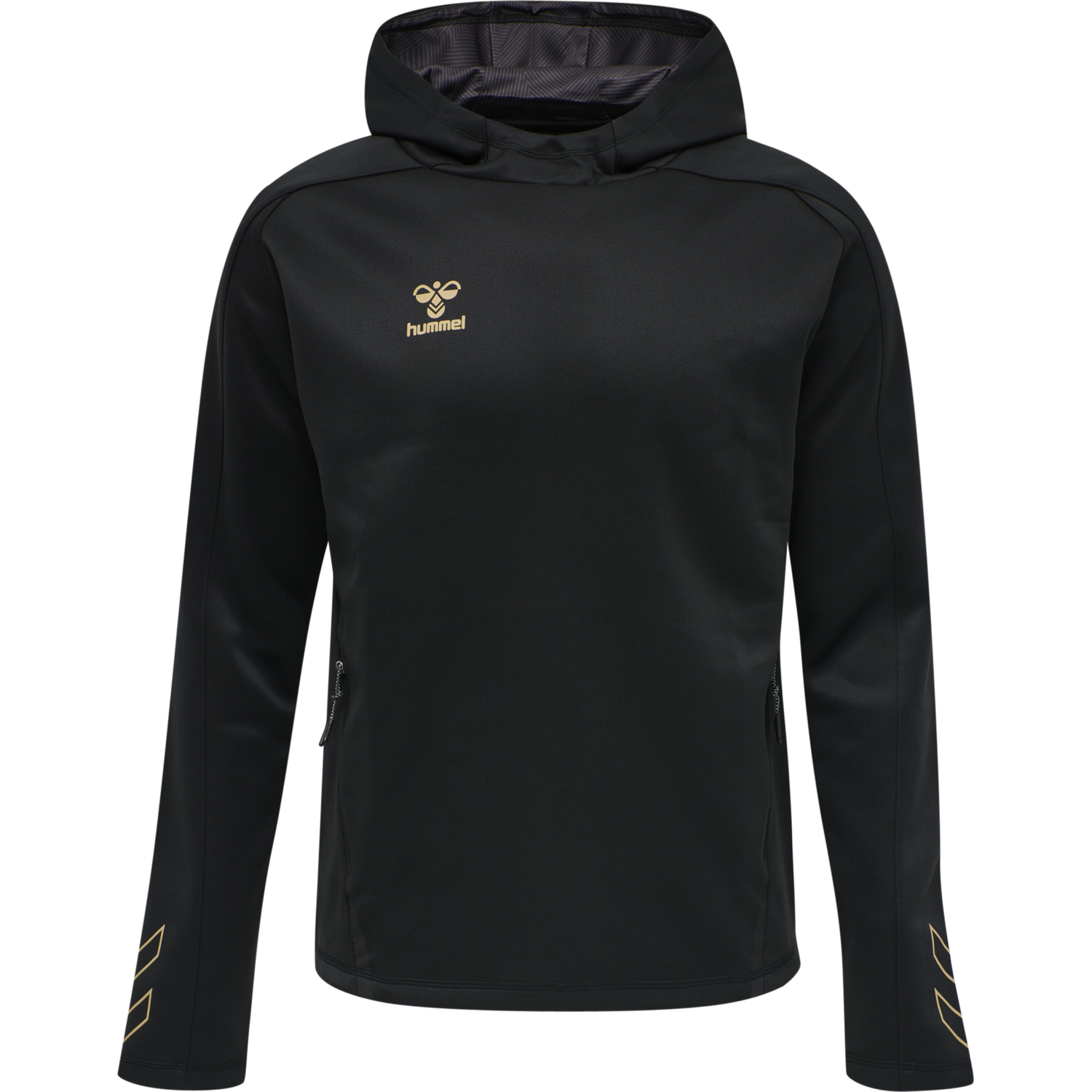 hmlCIMA XK HOODIE, BLACK, packshot