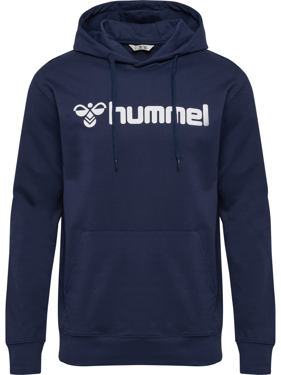 hmlGO 2.0 LOGO HOODIE, MARINE, packshot