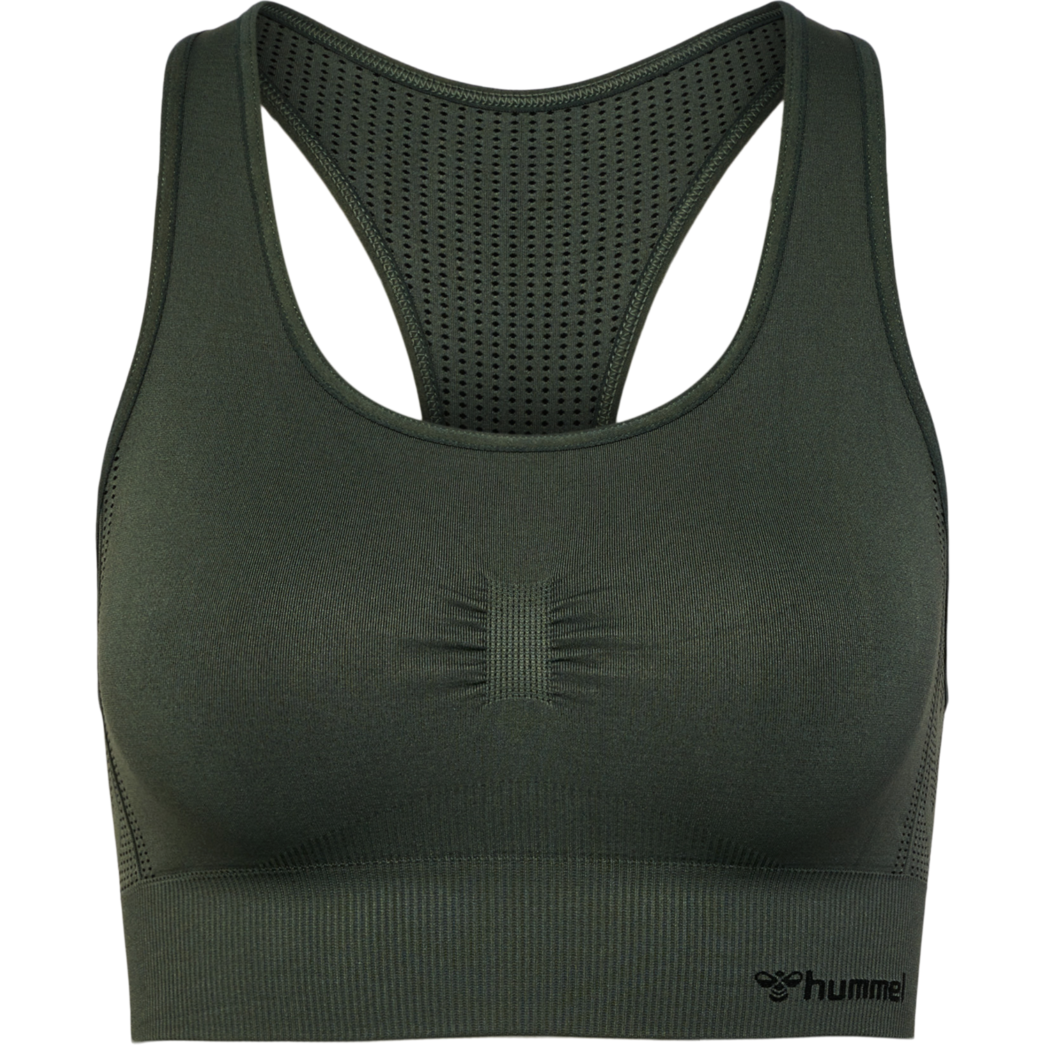 hmlMT SHAPING SEAMLESS SPORTS TOP, CLIMBING IVY, packshot