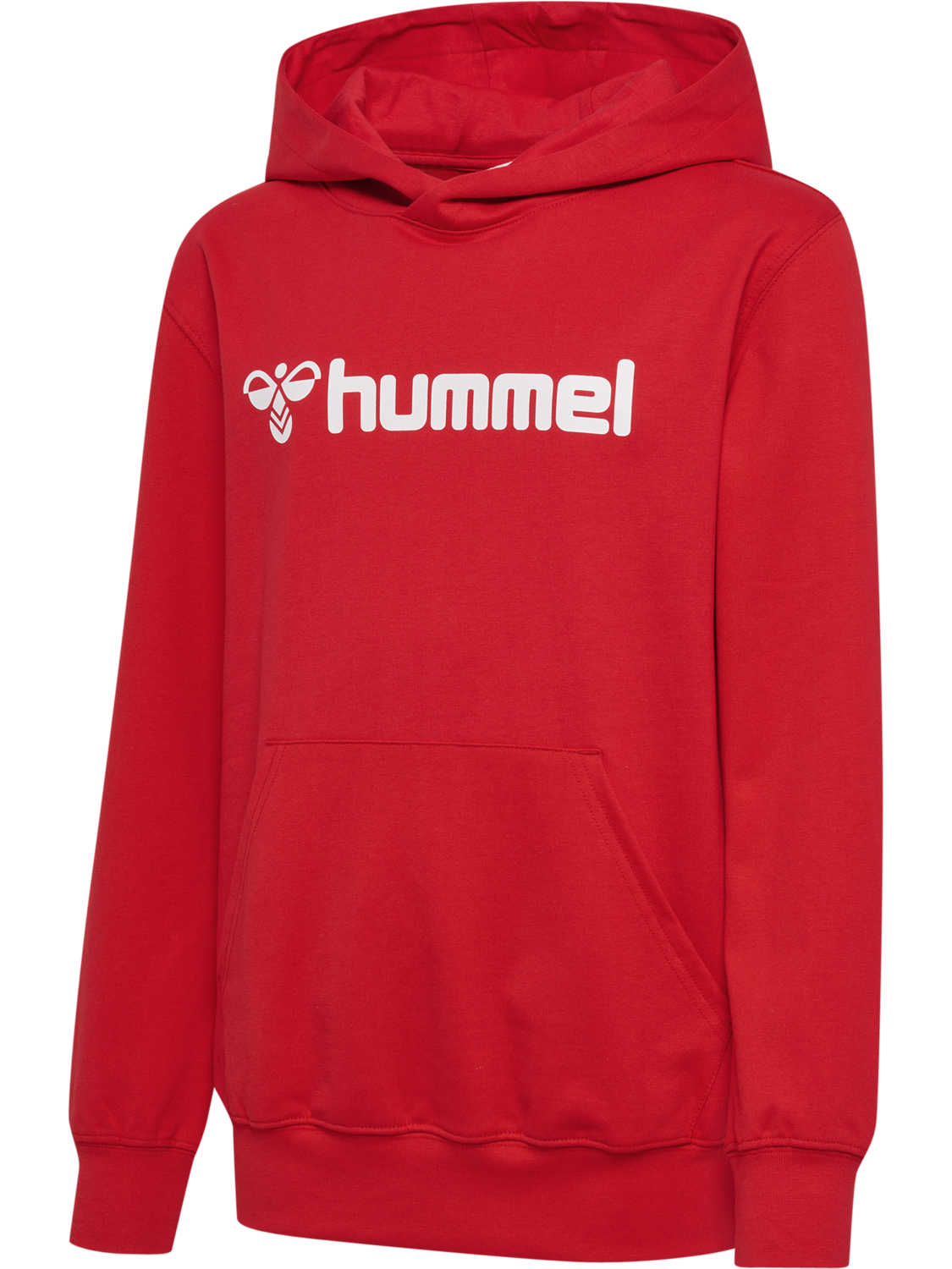 hmlGO 2.0 LOGO HOODIE KIDS, TRUE RED, packshot
