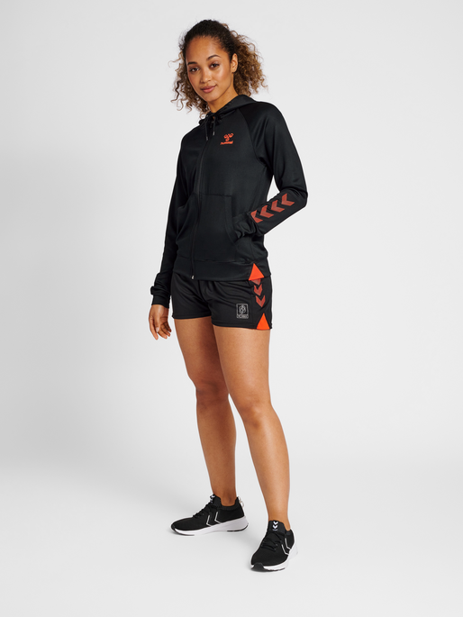 hmlGG12 ACTION ZIP HOODIE WOMAN, 2953, model