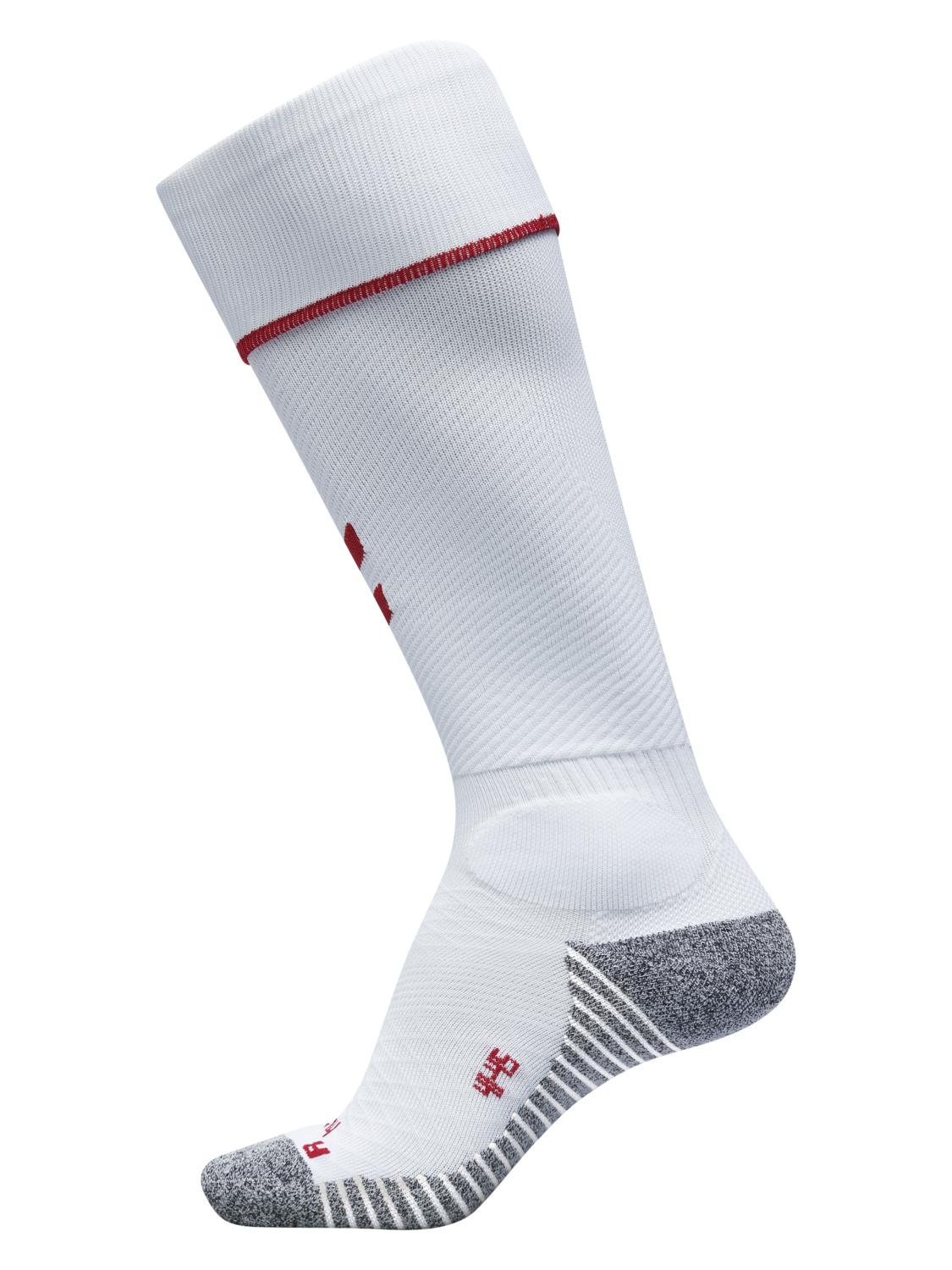 PRO FOOTBALL SOCK 17-18, WHITE/TRUE RED, packshot