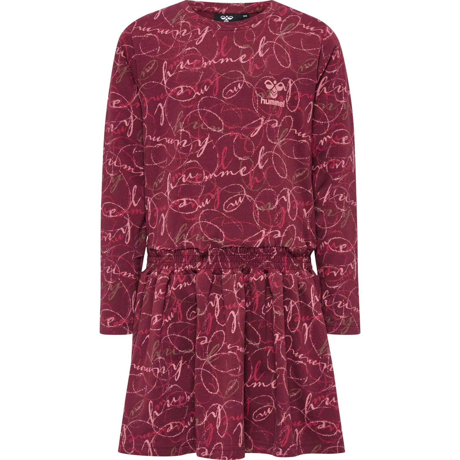 hmlMERRY DRESS L/S, CORDOVAN, packshot