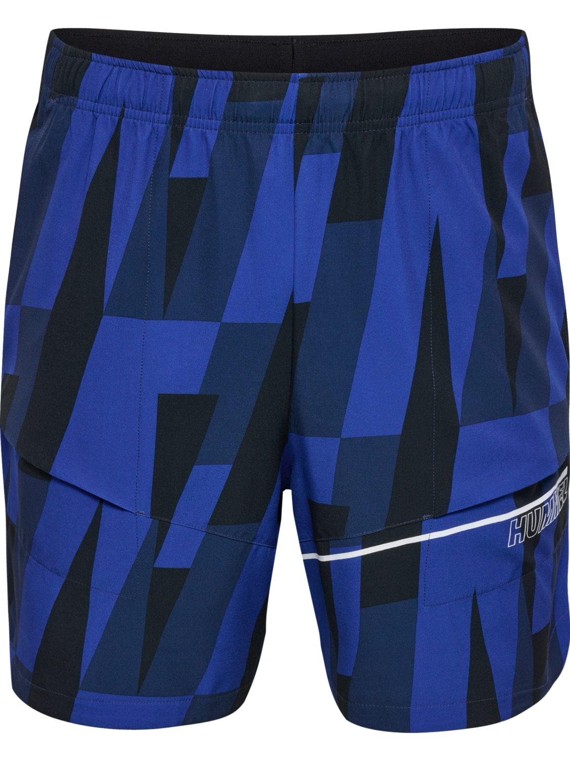 hmlCOURT AOP POCKET SHORTS, SODALITE BLUE, packshot