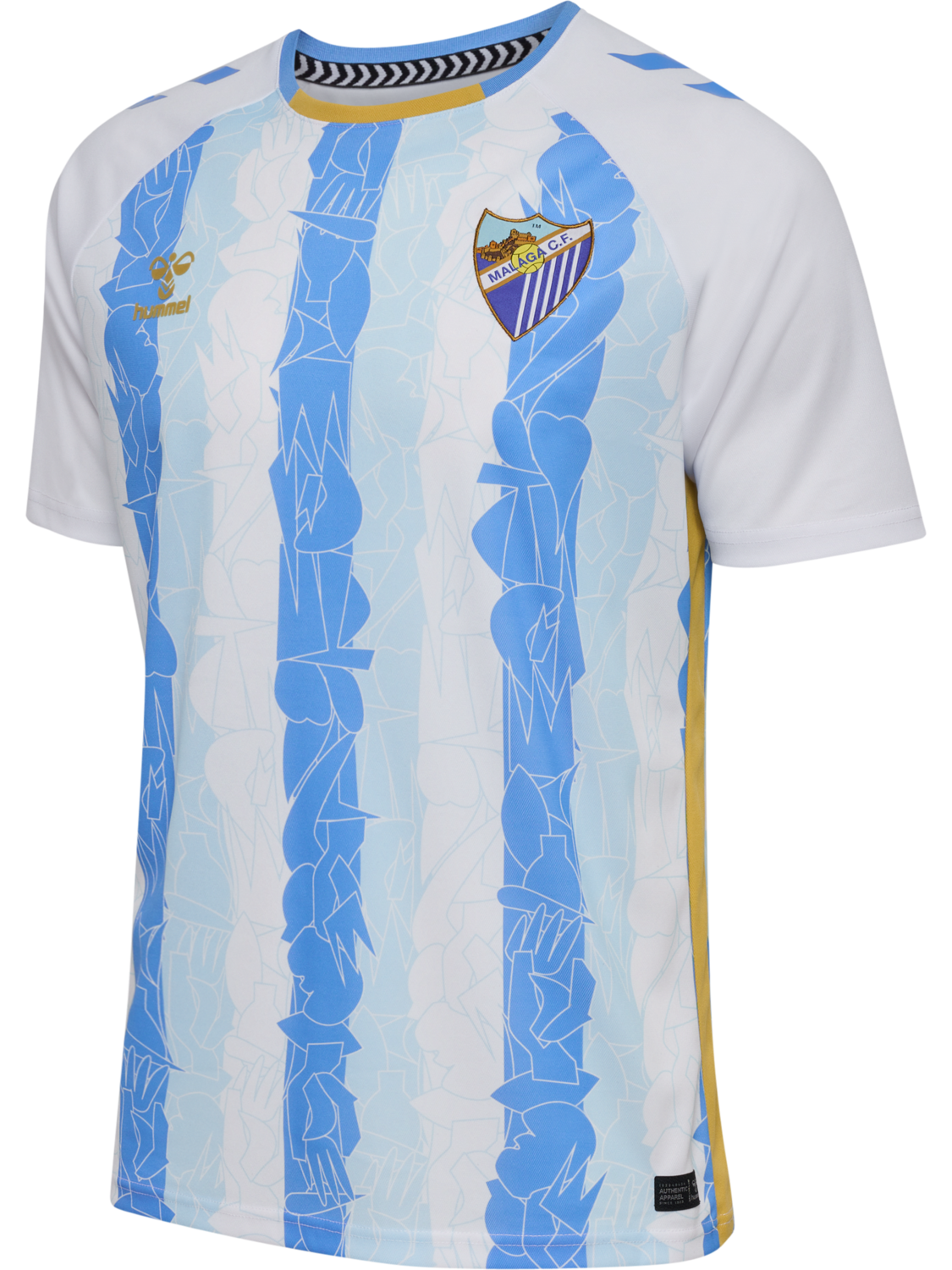 MCF 24/25 CELEBRATION JERSEY S/S, AZURE BLUE UNSPONSORED, packshot