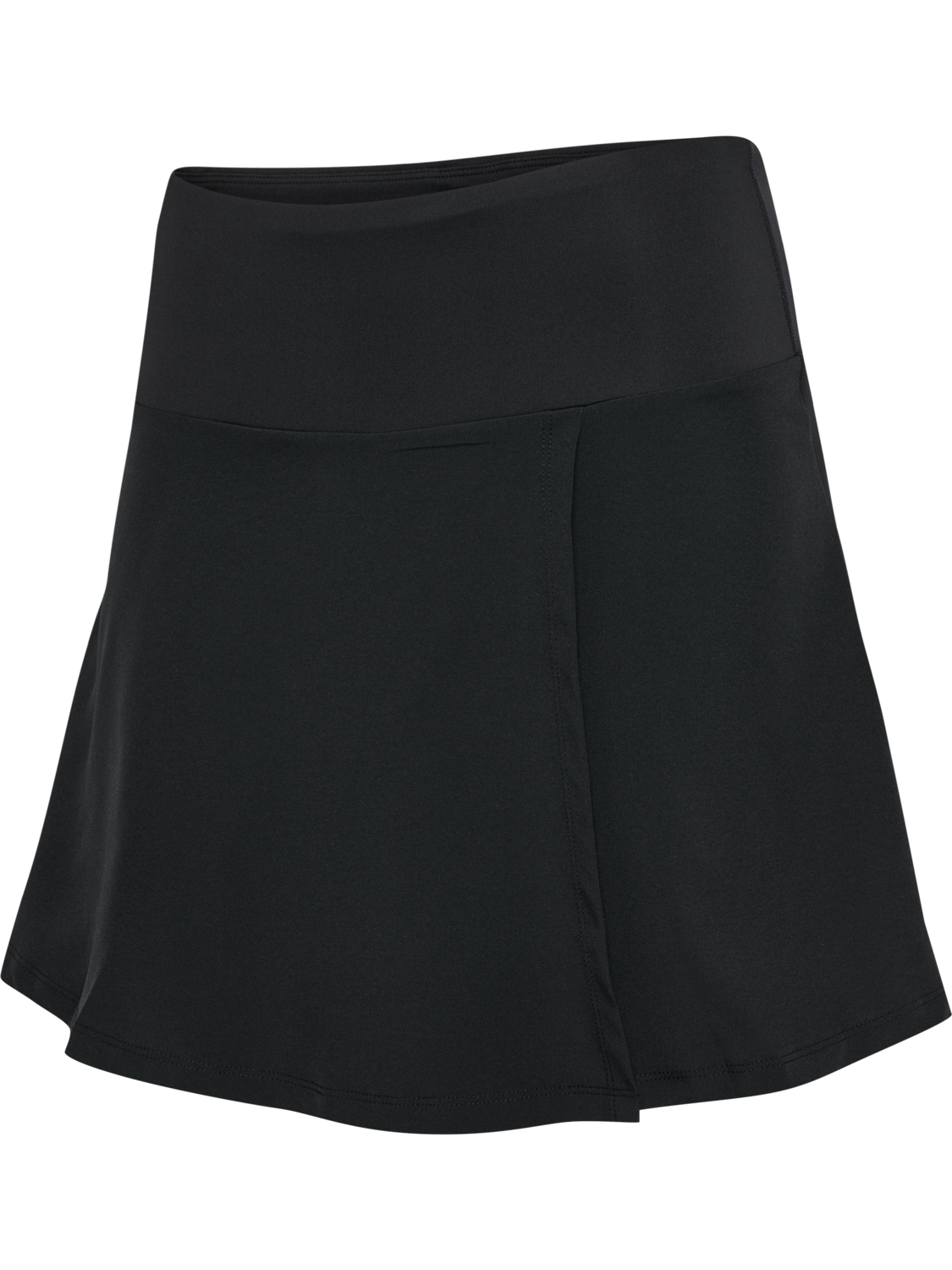 hmlCOURT MID WAIST POCKET SKIRT W, BLACK, packshot