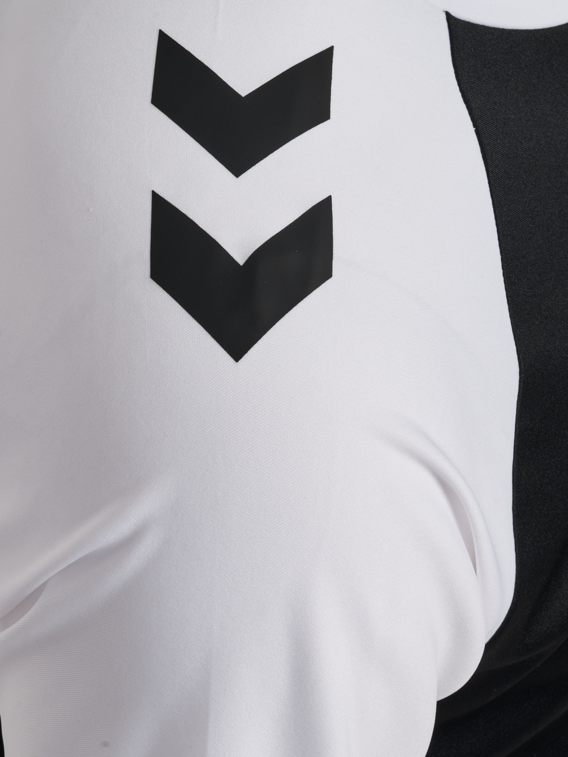 hmlMATCH LEAGUE JERSEY S/S, BLACK/WHITE, packshot
