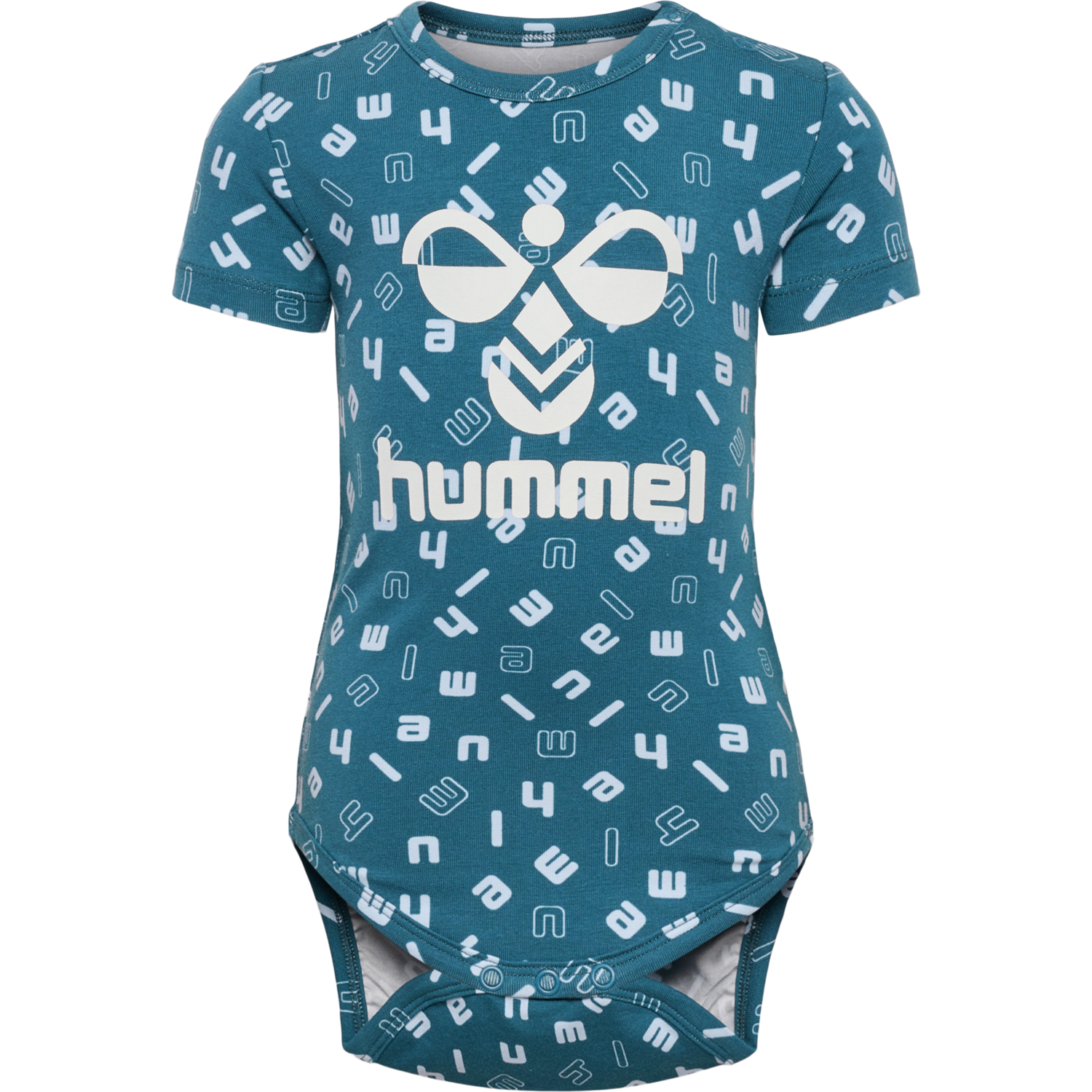 hmlDREAM AOP BODY S/S, BLUE CORAL, packshot