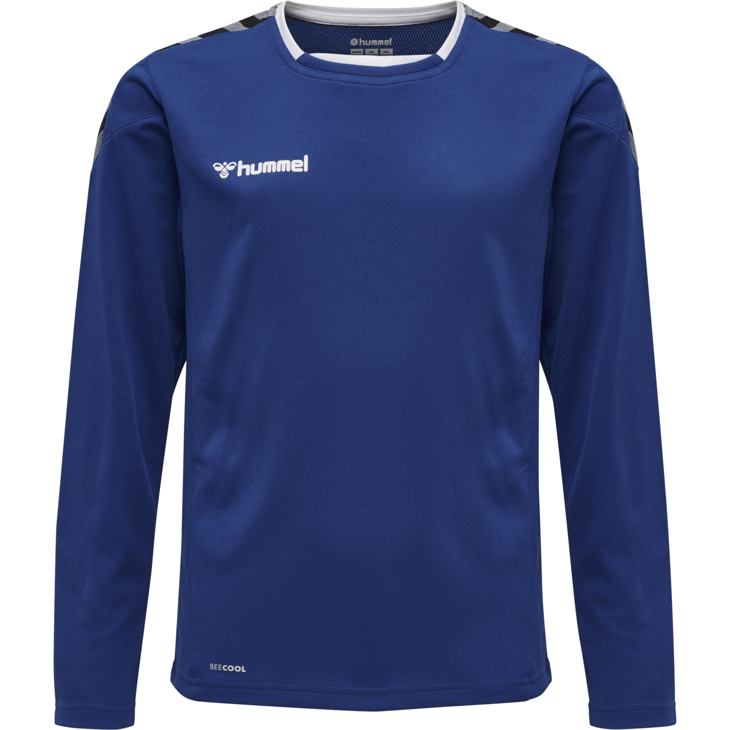 hmlAUTHENTIC KIDS POLY JERSEY L/S, TRUE BLUE, packshot
