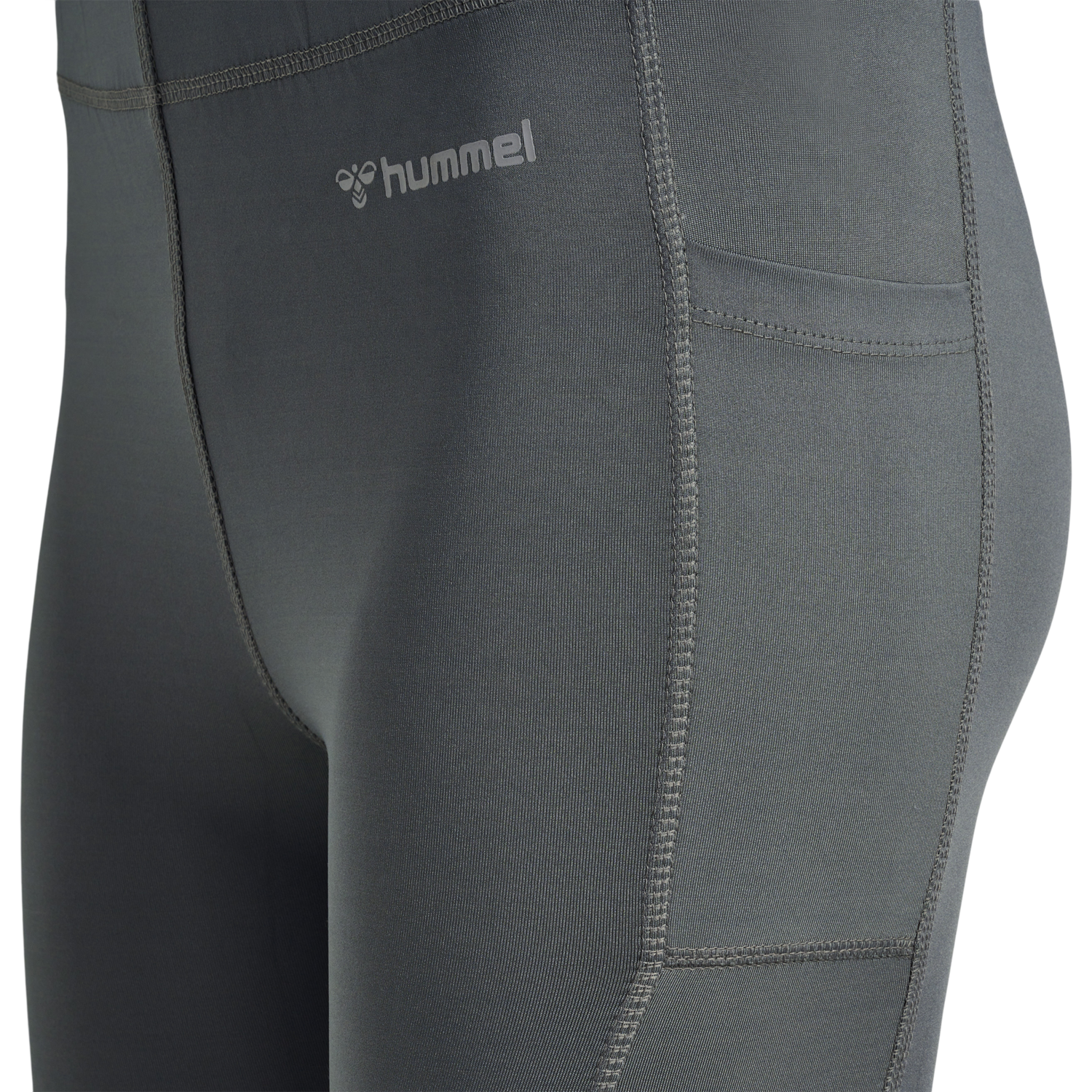 hmlMT MABLEY MID WAIST TIGHTS, QUIET SHADE, packshot