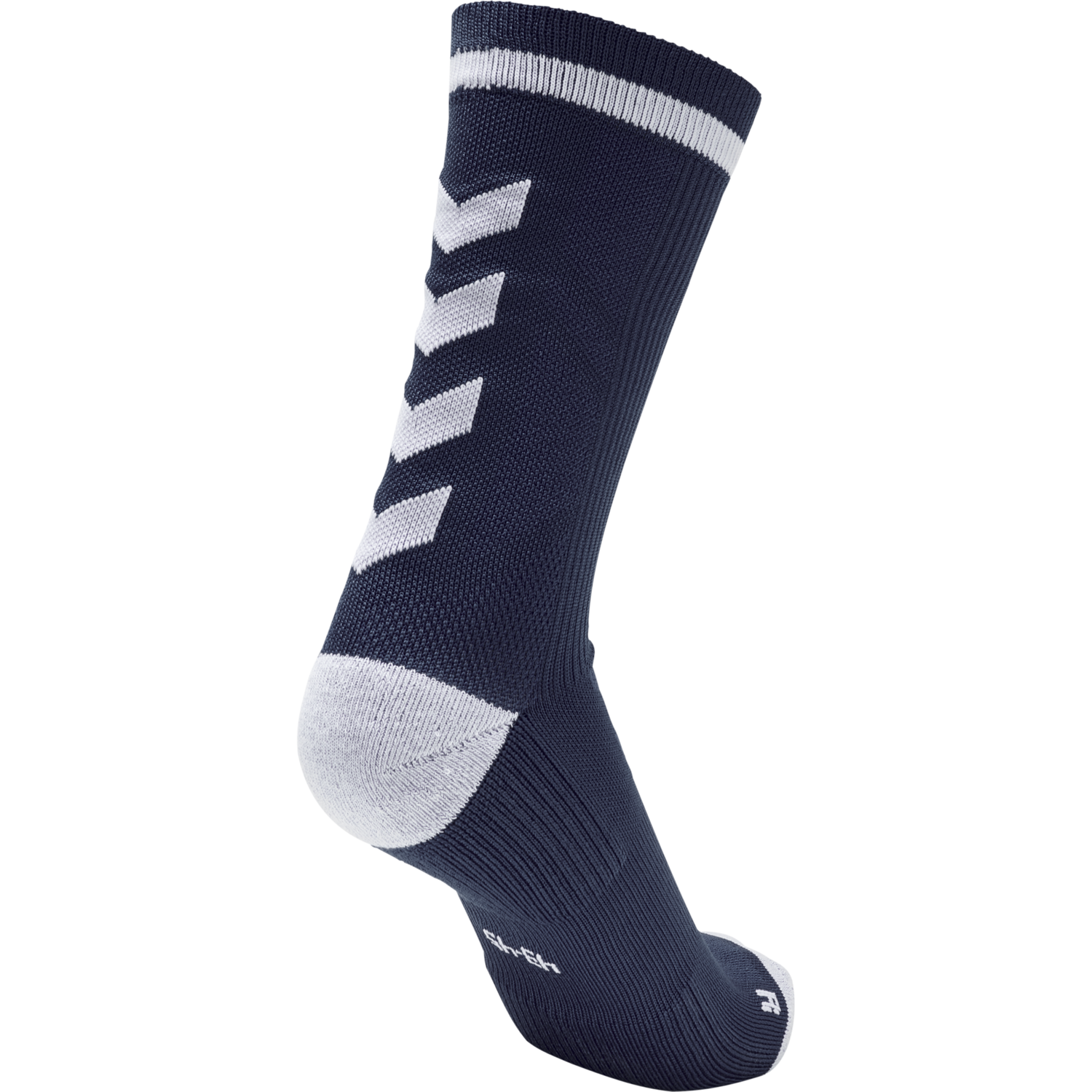 ELITE INDOOR SOCK LOW, NAVY/WHITE, packshot