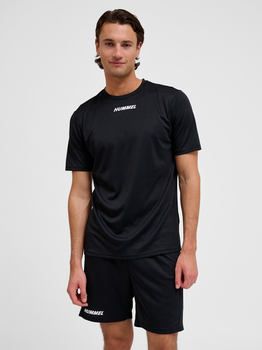 hmlMULTI PL JERSEY, BLACK, model