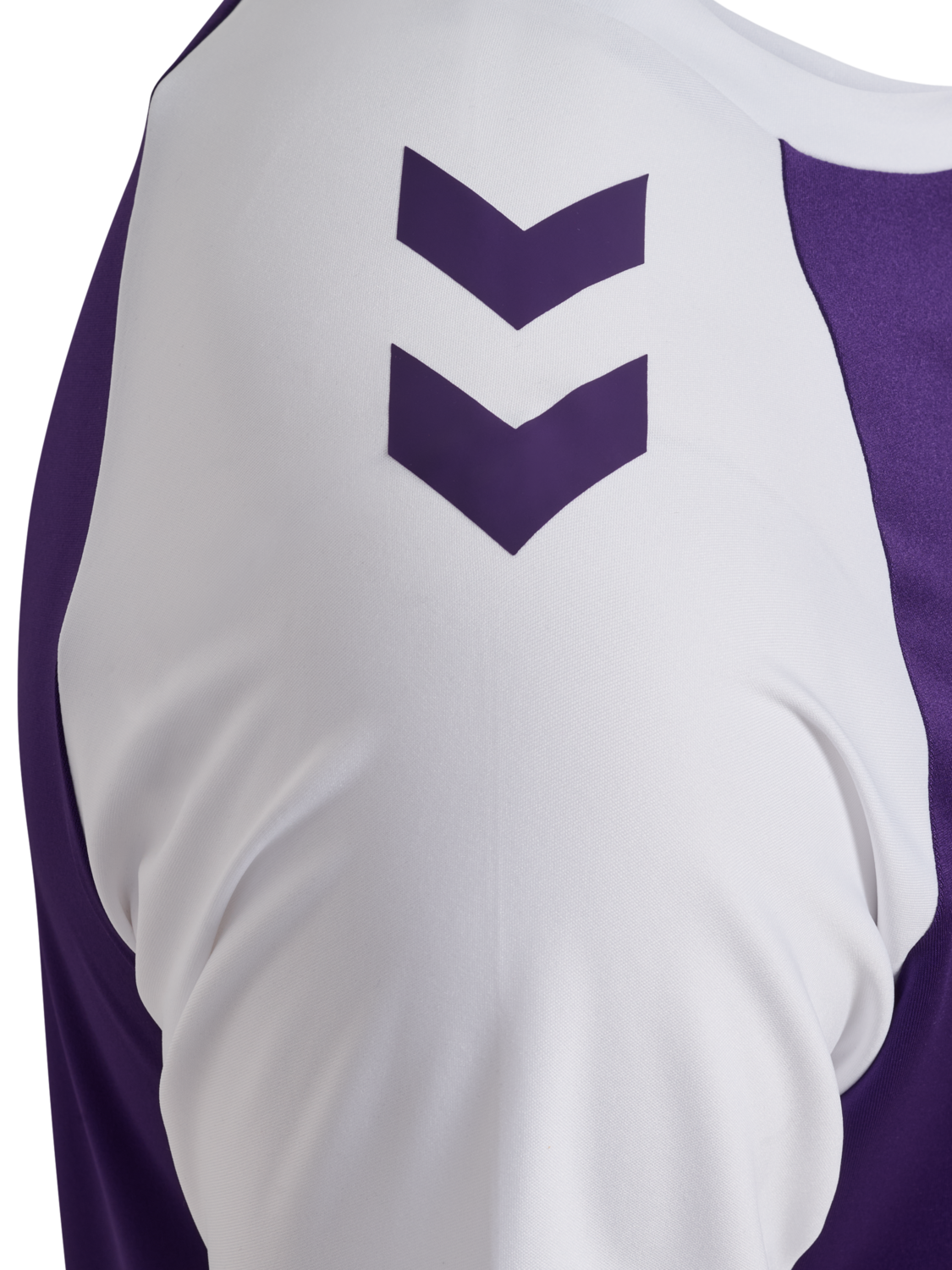 hmlMATCH LEAGUE JERSEY S/S, ACAI/WHITE, packshot