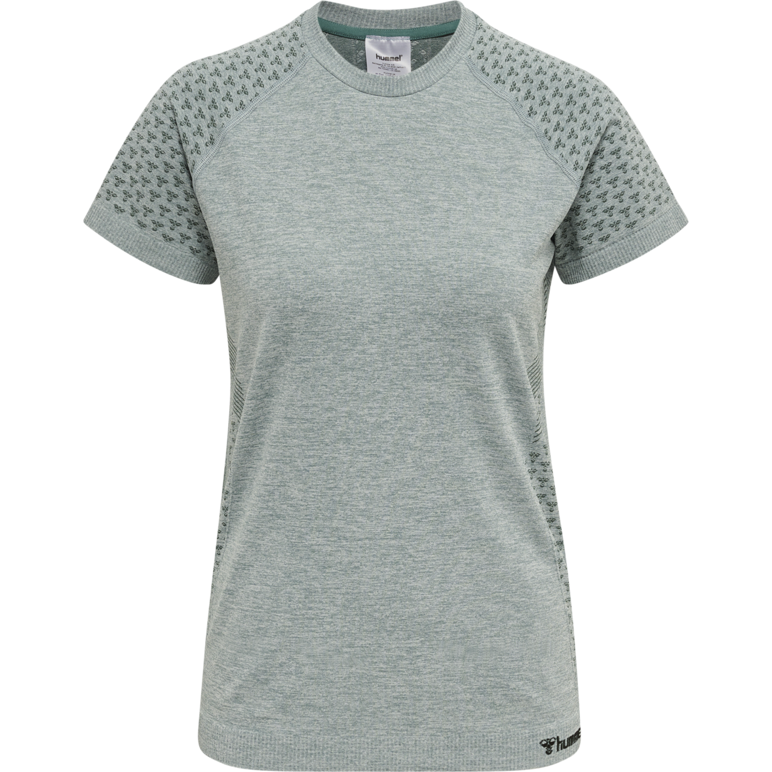 hmlCI SEAMLESS T-SHIRT, NORTH ATLANTIC MELANGE, packshot