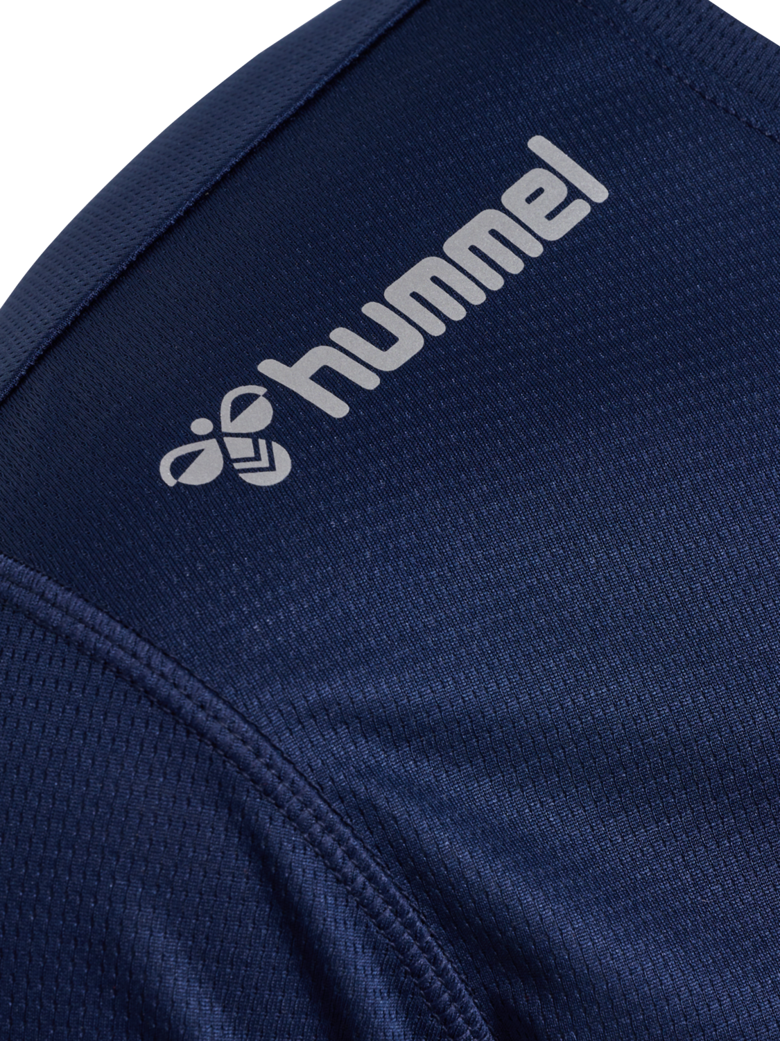 hmlRUN JERSEY S/S, BLACK IRIS, packshot