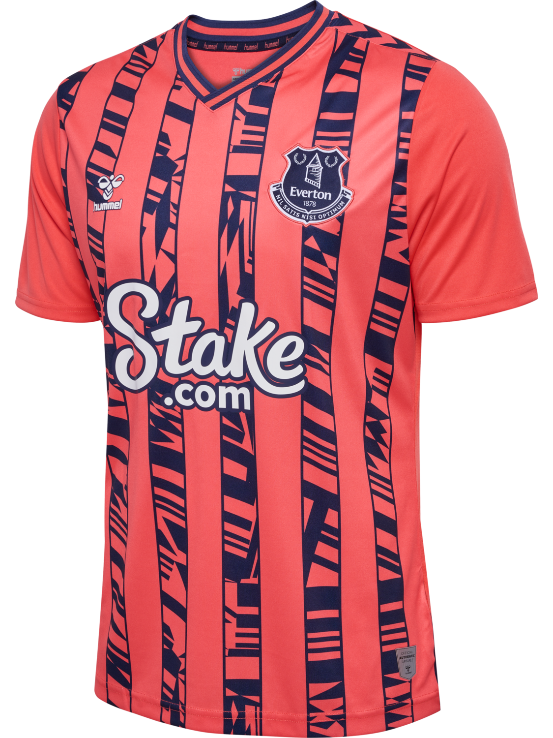 EFC 23/24 AWAY JERSEY S/S, HOT CORAL, packshot
