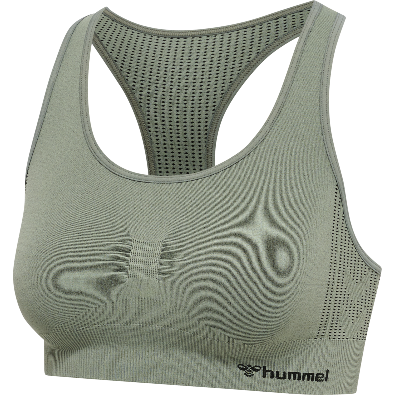 hmlMT SHAPING SEAMLESS SPORTS TOP, LILY PAD, packshot