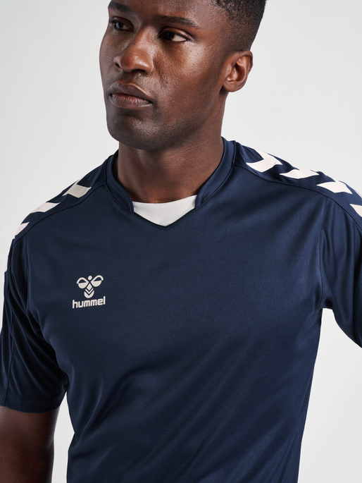 hmlCORE XK POLY JERSEY S/S, MARINE, model