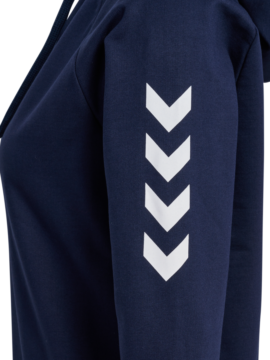 HMLGO COTTON HOODIE WOMAN, MARINE, packshot