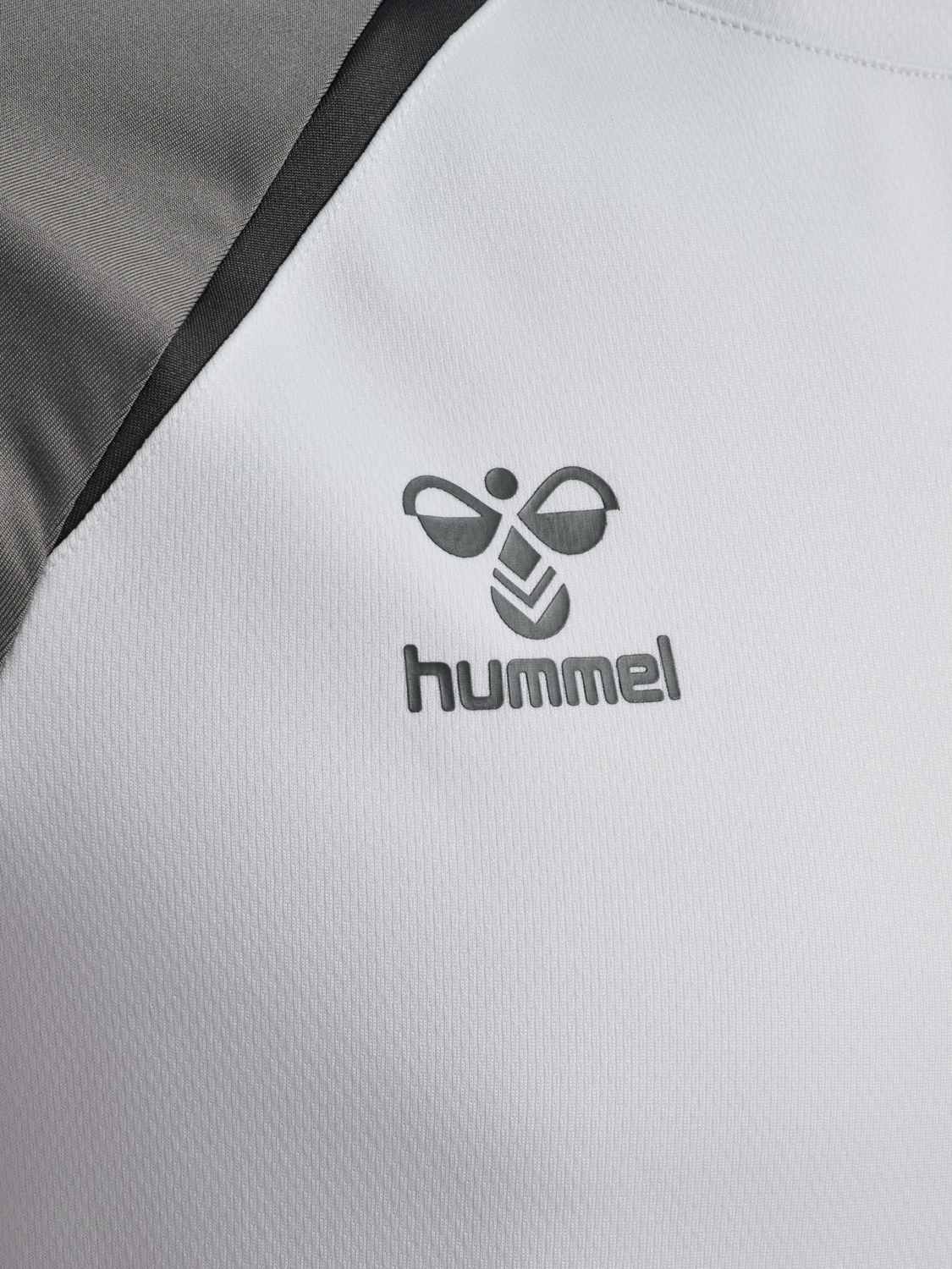 hmlLEAD 2.0 CREW SWEAT, WHITE/STEEL GRAY, packshot