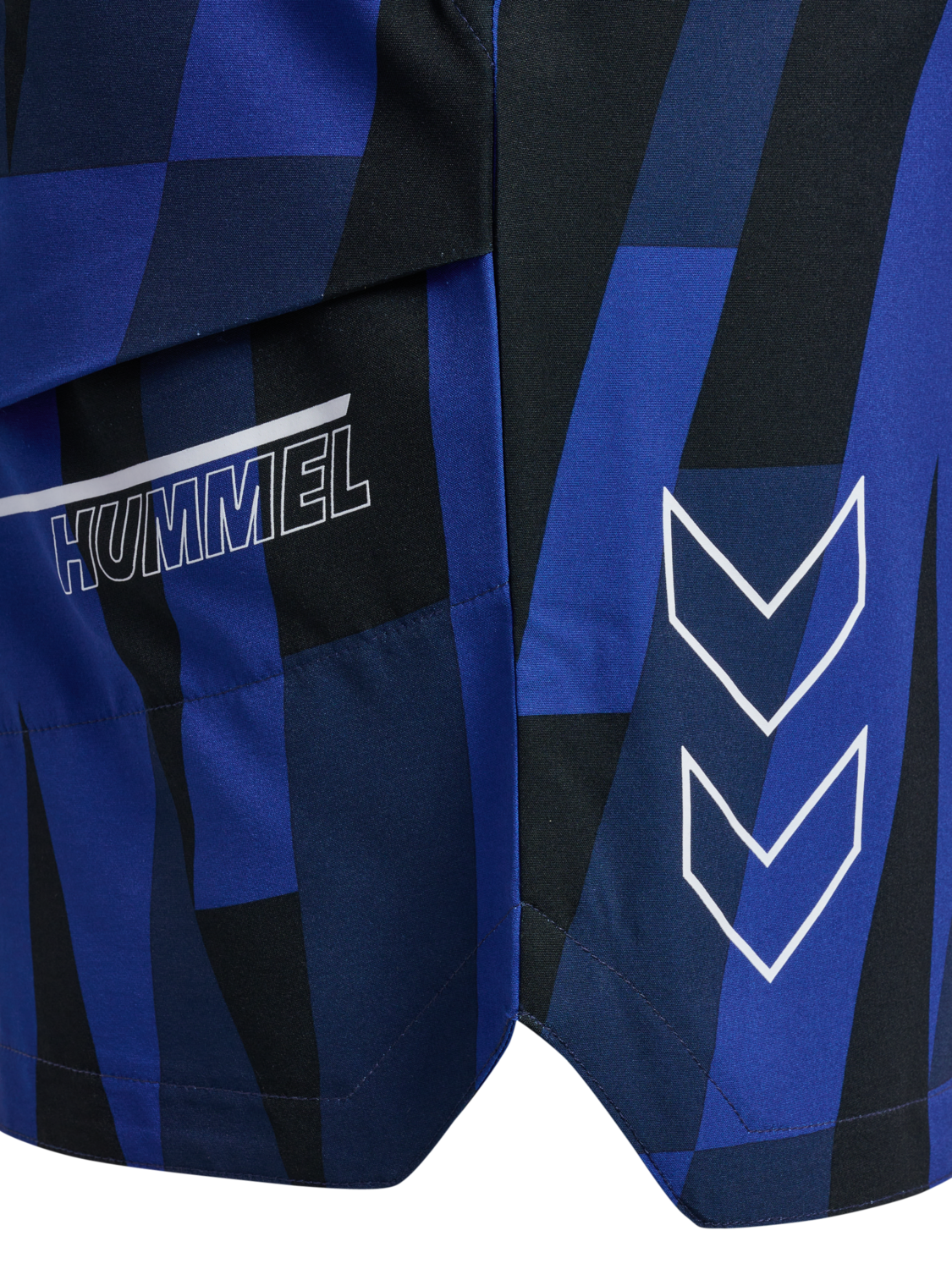 hmlCOURT AOP POCKET SHORTS, SODALITE BLUE, packshot