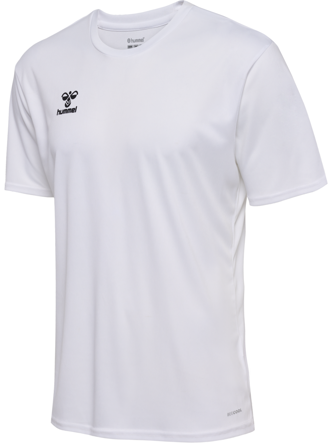 hmlESSENTIAL JERSEY S/S, WHITE, packshot