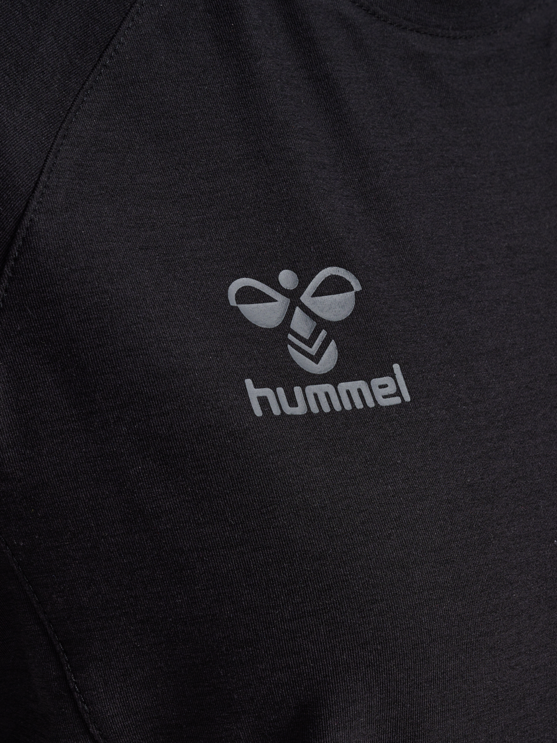 hmlCIMA 2.0 JERSEY S/S WOMAN, BLACK MELANGE, packshot