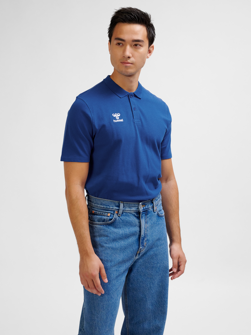 hmlGO 2.0 POLO, TRUE BLUE, model