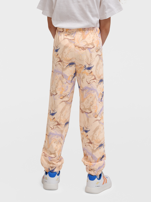 hmlSWIRLY ADJUST WAIST PANTS, BISQUE, model