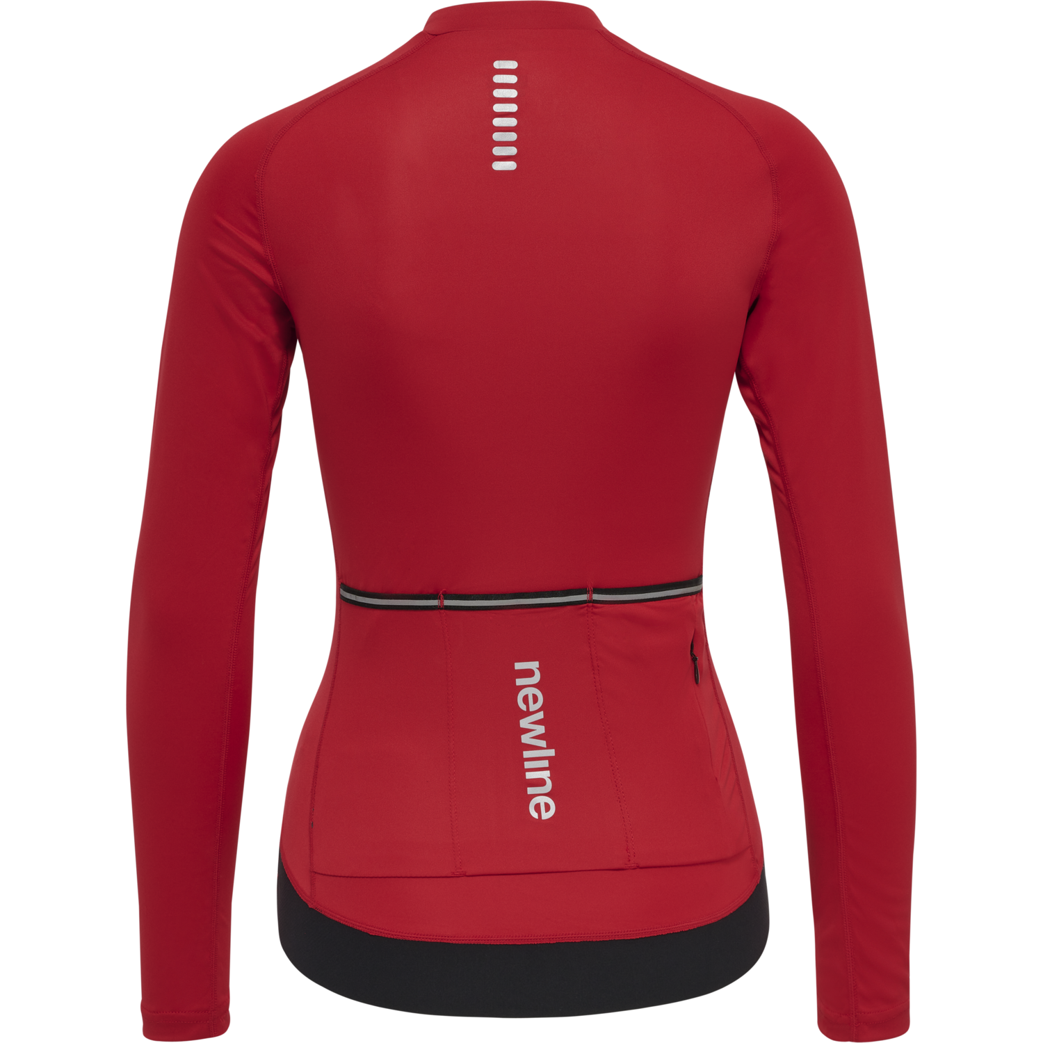 WOMENS CORE BIKE L/S JERSEY, TANGO RED, packshot