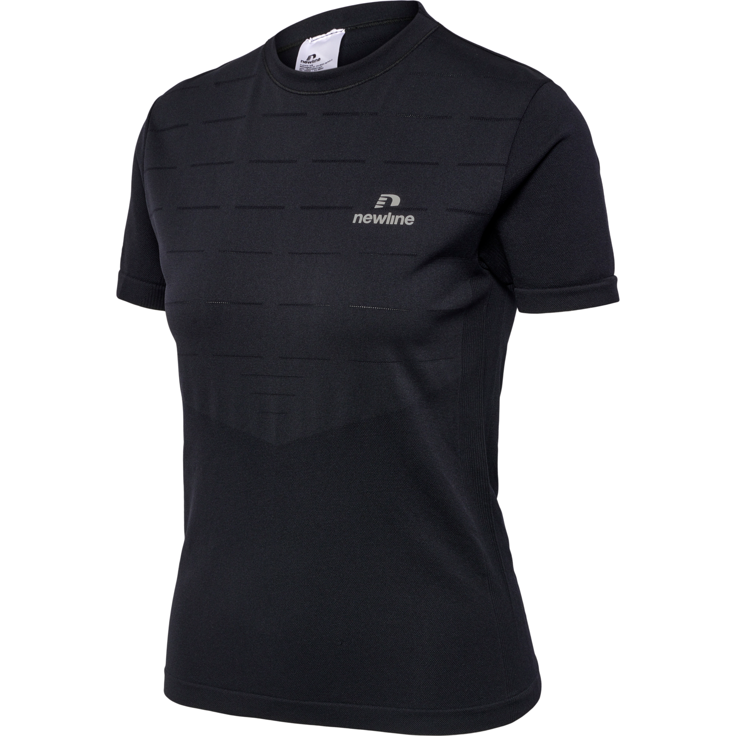 nwlRIVERSIDE SEAMLESS T-SHIRT S/S W, BLACK, packshot