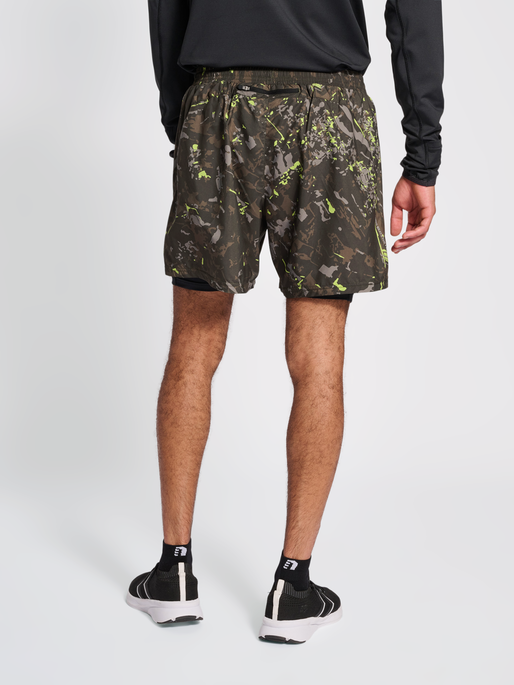 nwlKANSAS 2-IN-1 SHORTS MEN, TERRAIN AOP, model