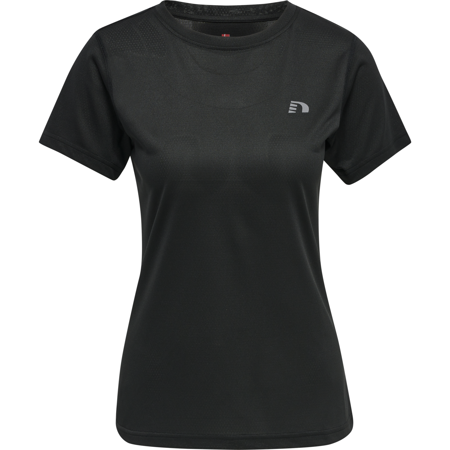 WOMEN STATEMENT T-SHIRT S/S, BLACK, packshot