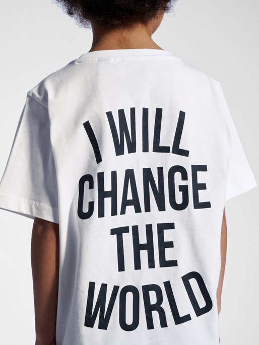 stmREVOLUTION T-SHIRT S/S, BRIGHT WHITE, model