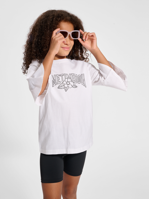 stsDEBBIE T-SHIRT S/S, BRIGHT WHITE, model